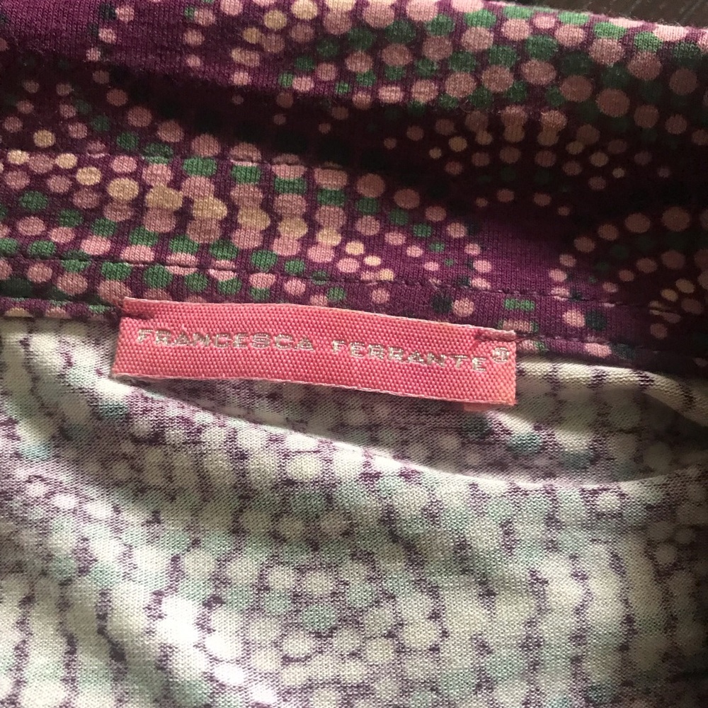 F.FERRANTE MADE IN ITALY stretch shirt 70s pattern - Picture 5 of 6